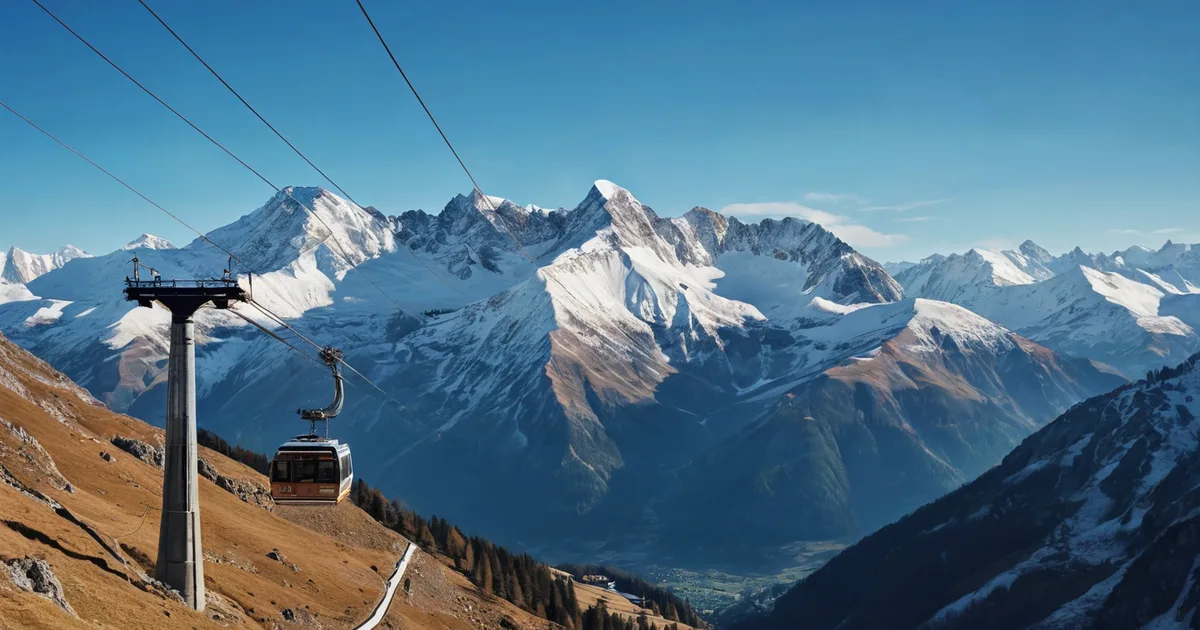 Alpine panorama near Munich, a popular day trip